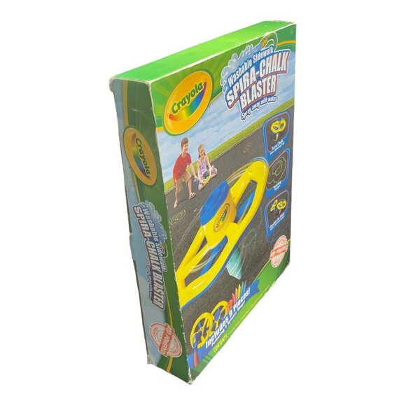 Crayola Washable Sidewalk Chalk "Spira-Chalk Blaster" 9-Piece Set - New - Picture 5 of 7